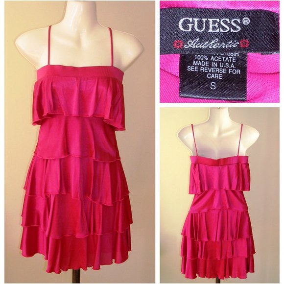 Guess Tiered Dress - Picture 1 of 4